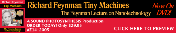 Richard Feynman Tiny Machines